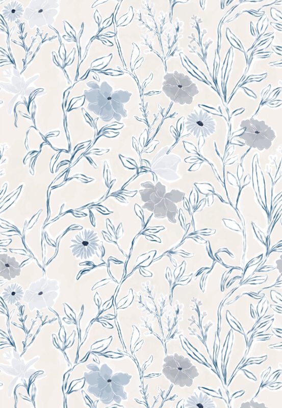 Estampado floral clásico